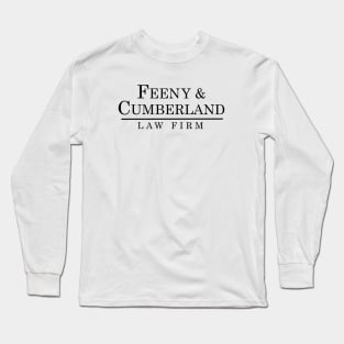 Feeny and Cumberland Law Firm Shirt - Boy Meets World	(BLACK TEXT) Long Sleeve T-Shirt